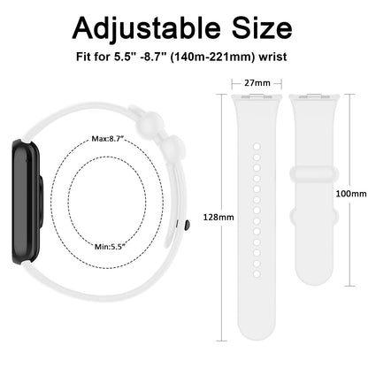 Silicone Strap For Xiaomi Mi Smart Band 8 Pro /9 Pro Replacement Sport WristBand For Redmi Watch 4 Bracelet Accessories Correa