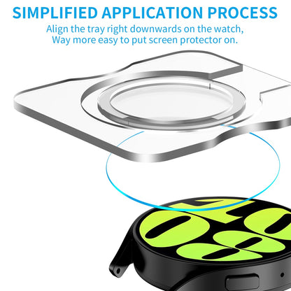 Tempered Glass Protectors For Samsung Galaxy Watch 6 40mm 43mm 44mm 47mm Anti-scratch Screen Protector Protective Glass Film