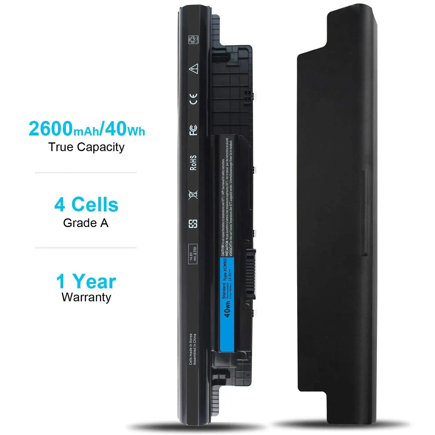 XCMRD Battery for Dell Inspiron 15 3000 Series 3542 3543 17 3721 3737 15R 5537 17R 5737 14 3421 3437 14R 5421 Latitude 3540