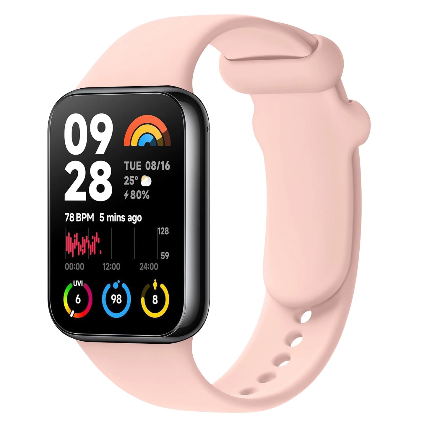 Silicone Strap For Xiaomi Mi Smart Band 8 Pro /9 Pro Replacement Sport WristBand For Redmi Watch 4 Bracelet Accessories Correa