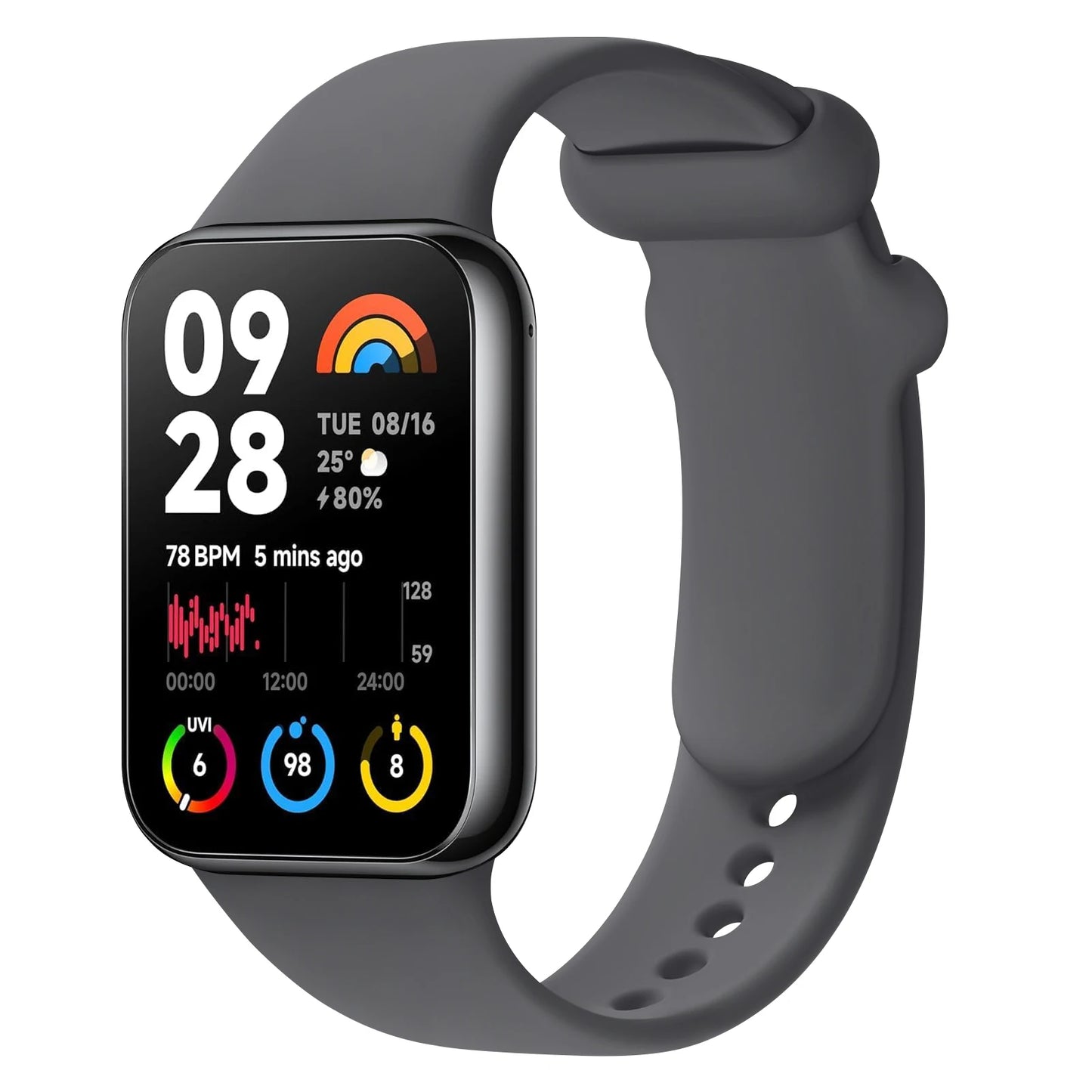 Silicone Strap For Xiaomi Mi Smart Band 8 Pro /9 Pro Replacement Sport WristBand For Redmi Watch 4 Bracelet Accessories Correa