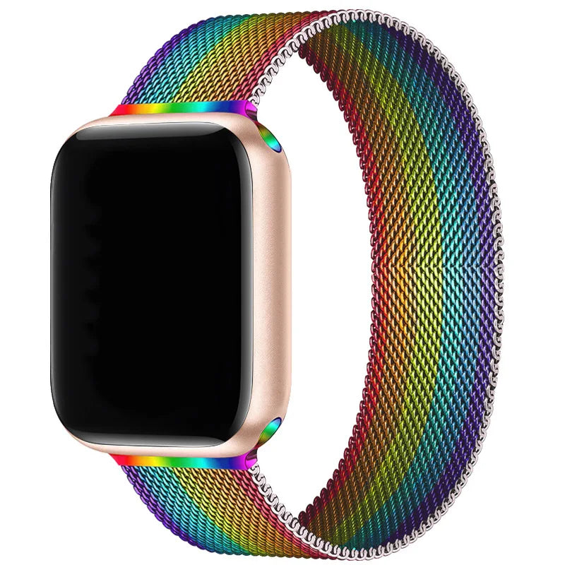 Magnetic strap For apple watch band 49mm 44mm 45mm 40mm 42mm 38mm bracelet belt watchband iWatch series 9 8 5 SE 6 7 ultra2